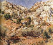 Pierre-Auguste Renoir Cliff oil painting on canvas